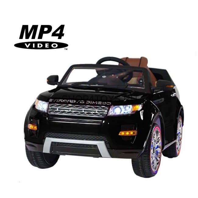 Детский электромобиль Range Rover Luxury Black MP4 12V - SX118-S Детский электромобиль Range Rover Luxury Black MP4 12V - SX118-S