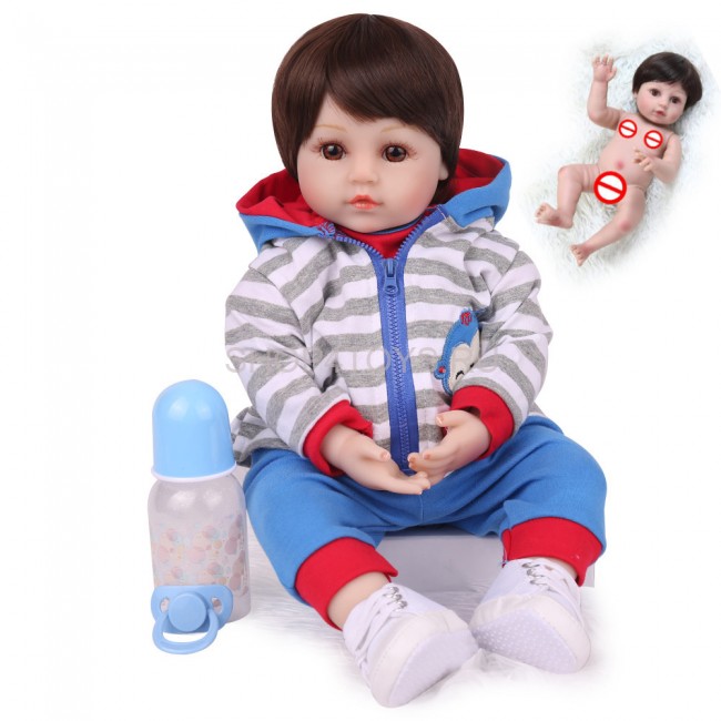 Реборн силиконовый мальчик Даня