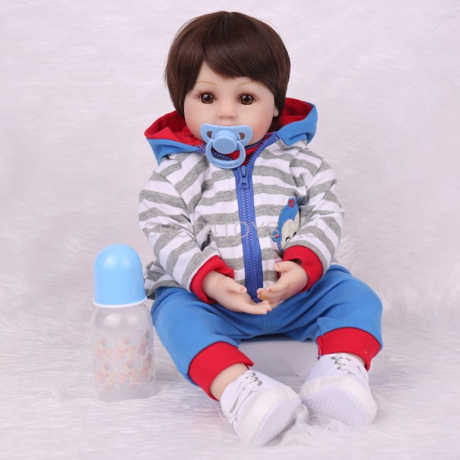 Реборн силиконовый мальчик Даня