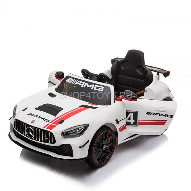 Детский электромобиль Hollicy Mercedes GT4 AMG White 12V - SX1918S-WHITE Детский электромобиль Hollicy Mercedes GT4 AMG White 12V - SX1918S-WHITE