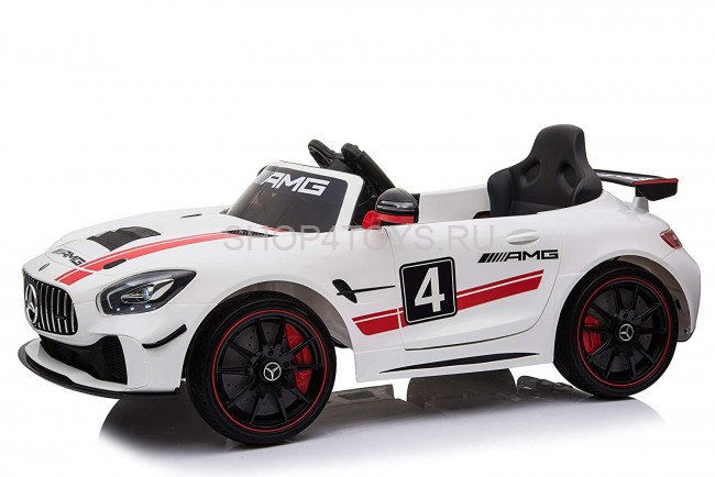 Детский электромобиль Hollicy Mercedes GT4 AMG White 12V - SX1918S-WHITE Детский электромобиль Hollicy Mercedes GT4 AMG White 12V - SX1918S-WHITE