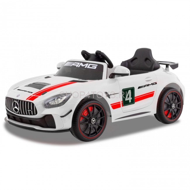 Детский электромобиль Hollicy Mercedes GT4 AMG White 12V - SX1918S-WHITE Детский электромобиль Hollicy Mercedes GT4 AMG White 12V - SX1918S-WHITE