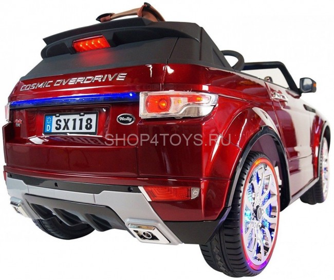 Детский электромобиль Range Rover Luxury Red MP4 12V - SX118-S Детский электромобиль Range Rover Luxury Red MP4 12V - SX118-S
