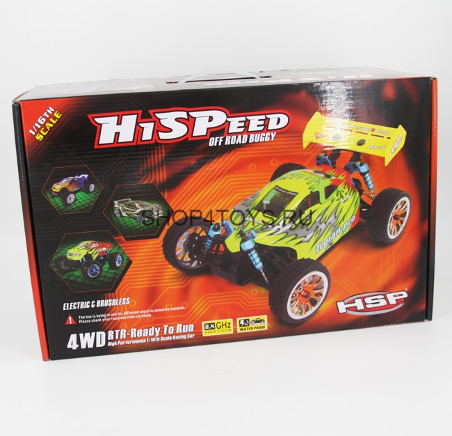 Радиоуправляемый автомобиль для дрифта HSP Flying Fish 2 - 1:16 4WD - 94163-16376 - 2.4G Радиоуправляемый автомобиль для дрифта HSP Flying Fish 2 - 1:16 4WD - 94163-16376 - 2.4G