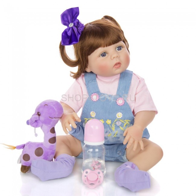 Реборн силиконовая девочка Маринка 