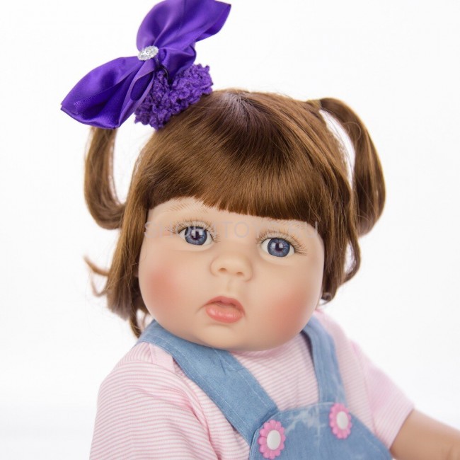 Реборн силиконовая девочка Маринка 