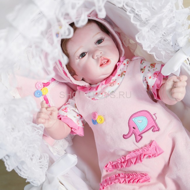 Реборн силиконовая Кирочка