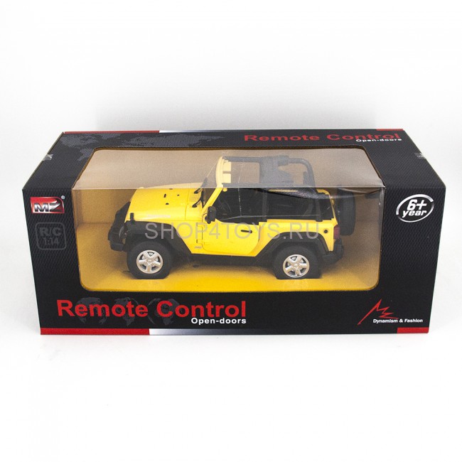 Радиоуправляемый джип MZ JEEP Rubicon Yellow (электропривод дверей) - 2292J Радиоуправляемый джип MZ JEEP Rubicon Yellow (электропривод дверей) - 2292J