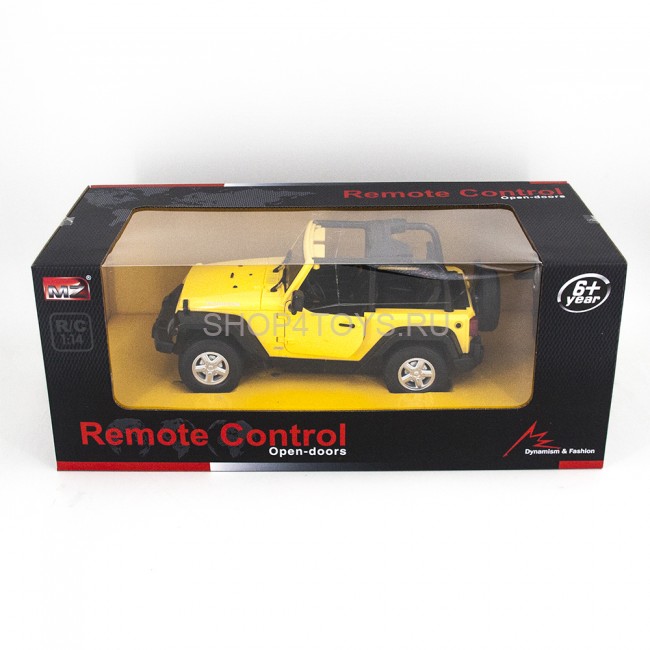 Радиоуправляемый джип MZ JEEP Rubicon Yellow (электропривод дверей) - 2292J Радиоуправляемый джип MZ JEEP Rubicon Yellow (электропривод дверей) - 2292J