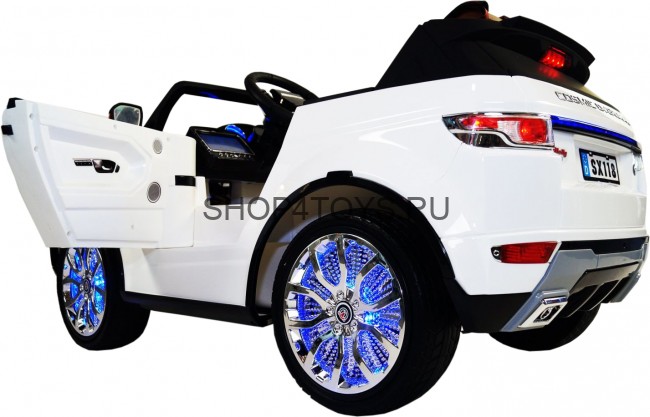 Детский электромобиль Range Rover Luxury White MP4 12V - SX118-S Детский электромобиль Range Rover Luxury White MP4 12V - SX118-S