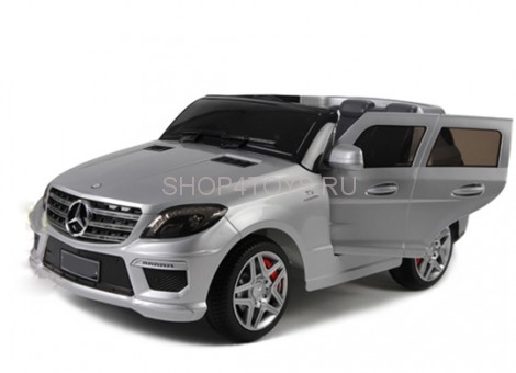 Радиоуправляемый детский электромобиль Merсedes-Bens ML63 AMG Silver 12V 2.4G - DMD-168-S Радиоуправляемый детский электромобиль Merсedes-Bens ML63 AMG Silver 12V 2.4G - DMD-168-S