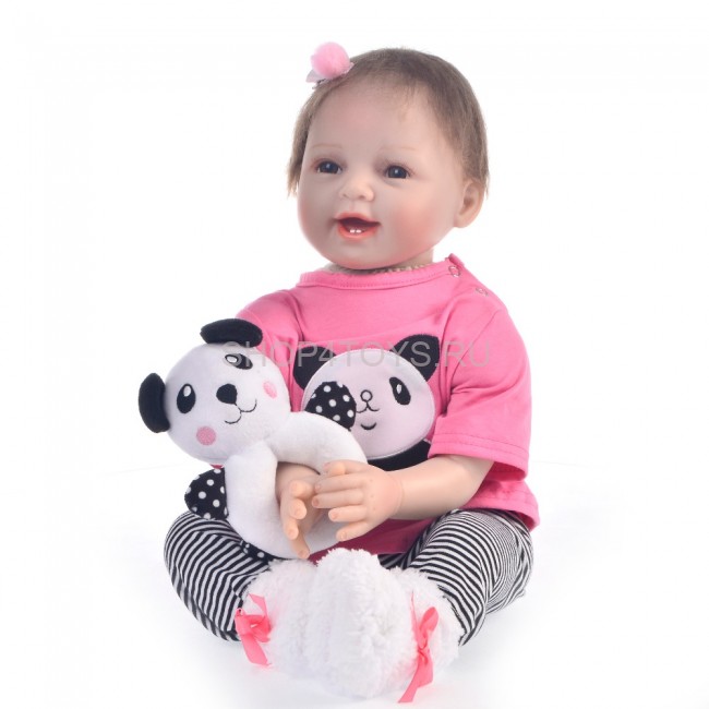 Реборн улыбающаяся девочка Аришка