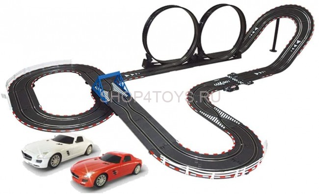 Гоночный автотрек Top Racer Merсedes SLS 1:43 (2 машинки, 8 метров) - TR-05L Гоночный автотрек Top Racer Merсedes SLS 1:43 (2 машинки, 8 метров) - TR-05L