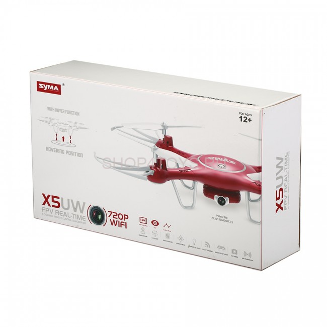 Радиоуправляемый квадрокоптер Syma с HD камерой 2.4G - X5UW Радиоуправляемый квадрокоптер Syma с HD камерой 2.4G - X5UW