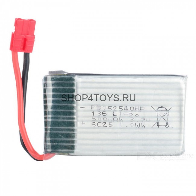 Аккумулятор 3.7V 500 mAh для Syma X5HC - X5HC-10 Аккумулятор 3.7V 500 mAh для Syma X5HC - X5HC-10