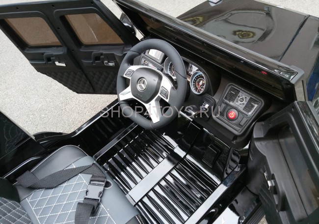Радиоуправляемый детский электромобиль Mercedes Benz G65 Black 12V 2.4G - G65 Радиоуправляемый детский электромобиль Mercedes Benz G65 Black 12V 2.4G - G65