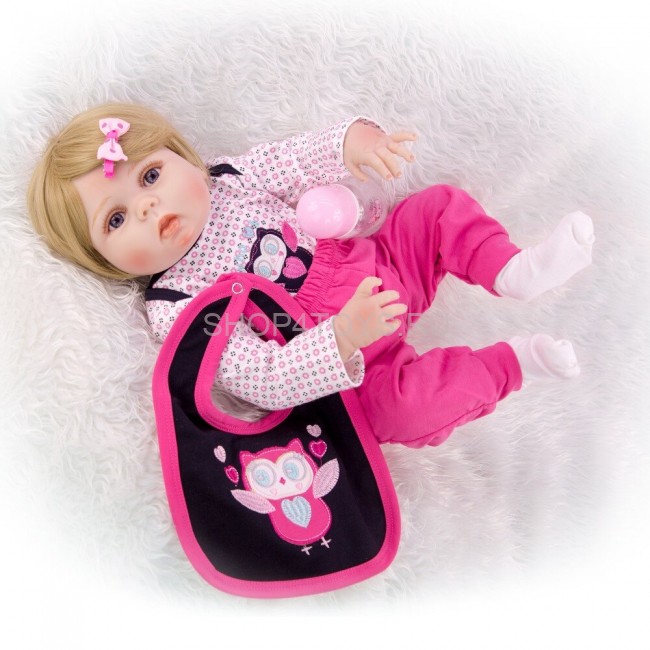 Реборн девочка силиконовая блондинка Анюта