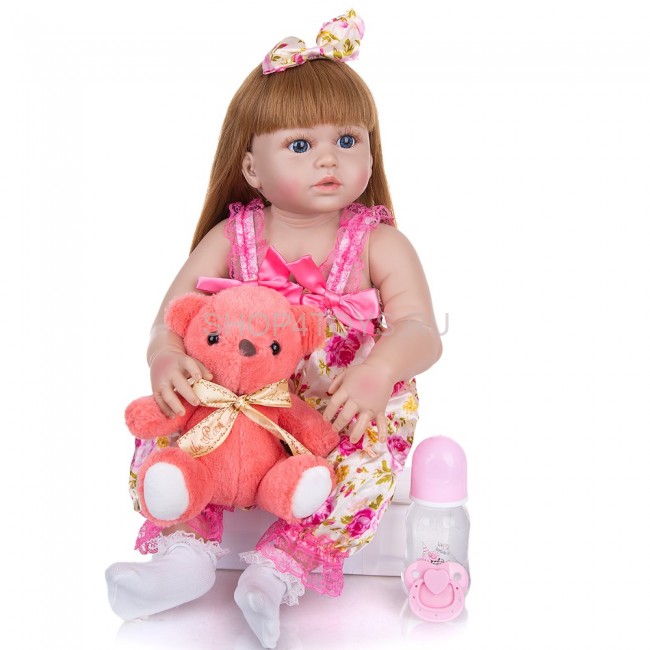 Реборн силиконовая девочка Лиля