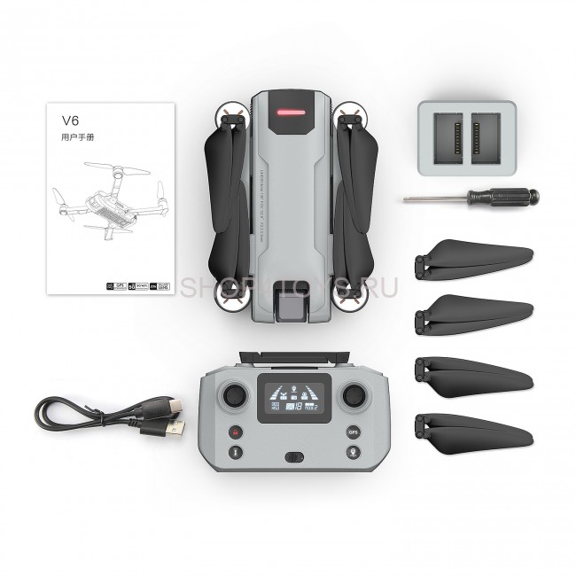 Квадрокоптер MJX V6 2K 5G WIFI RTF - MJX-V6 Квадрокоптер MJX V6 2K 5G WIFI RTF - MJX-V6