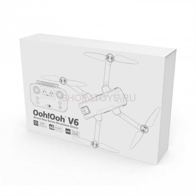 Квадрокоптер MJX V6 2K 5G WIFI RTF - MJX-V6 Квадрокоптер MJX V6 2K 5G WIFI RTF - MJX-V6