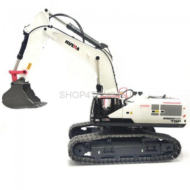 Радиоуправляемый экскаватор белый HUI NA TOYS масштаб 1:14 2.4G - HN1594-WHITE Радиоуправляемый экскаватор белый HUI NA TOYS масштаб 1:14 2.4G - HN1594-WHITE
