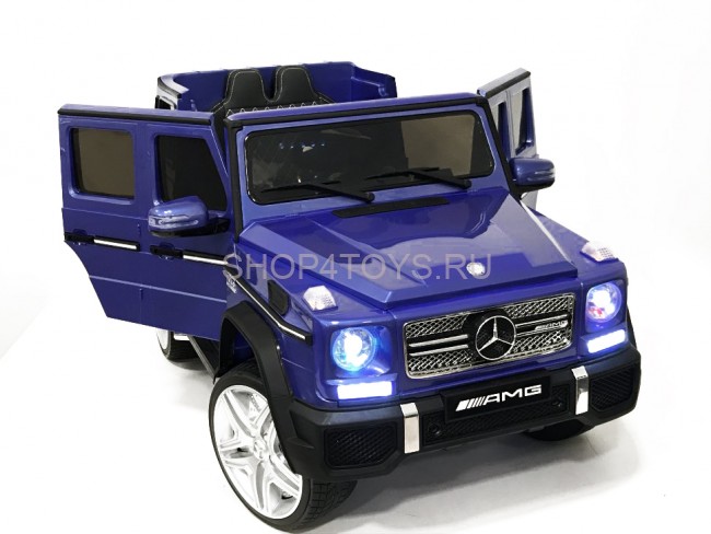 Радиоуправляемый детский электромобиль Mercedes Benz G65 Blue 12V 2.4G - G65 Радиоуправляемый детский электромобиль Mercedes Benz G65 Blue 12V 2.4G - G65