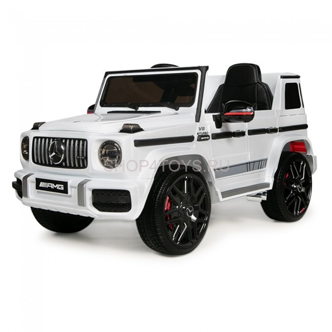 Электромобиль Mercedes-Benz G63 AMG White 12V - BBH-0002-WHITE Электромобиль Mercedes-Benz G63 AMG White 12V - BBH-0002-WHITE