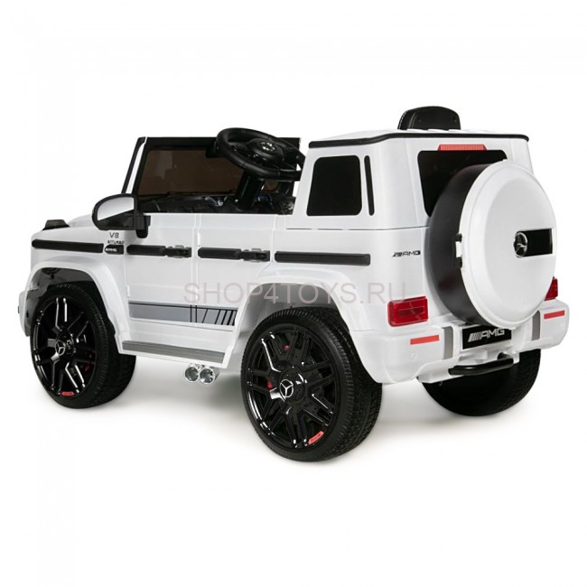 Электромобиль Mercedes-Benz G63 AMG White 12V - BBH-0002-WHITE Электромобиль Mercedes-Benz G63 AMG White 12V - BBH-0002-WHITE