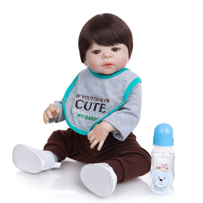 Реборн силиконовый мальчик Олежка