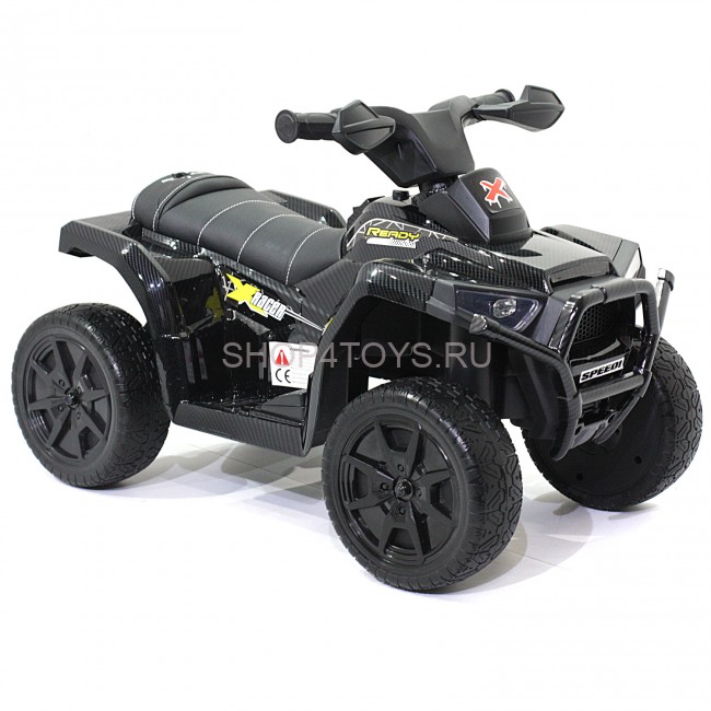 Детский квадроцикл 6V на резиновых колесах - XH116-CARBON-PAINT