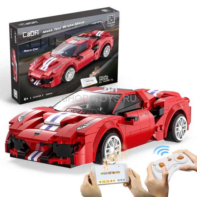 Конструктор CaDa Ferrari 488, 306 элементов - C51072W Конструктор CaDa Ferrari 488, 306 элементов - C51072W