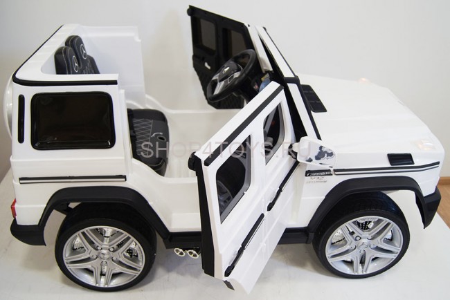 Радиоуправляемый детский электромобиль Mercedes Benz G65 White 12V 2.4G - G65 Радиоуправляемый детский электромобиль Mercedes Benz G65 White 12V 2.4G - G65