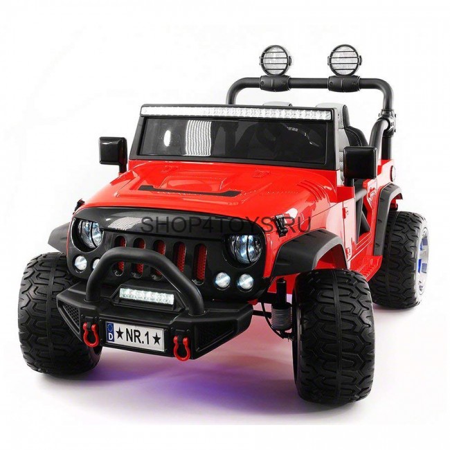 Электромобиль Jeep Wrangler Red 2WD - SX1718-S Электромобиль Jeep Wrangler Red 2WD - SX1718-S