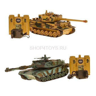 Радиоуправляемый танковый бой (Abrams M1A2PK США + GERMAN TIGER Германия) 2.4GHz - ZG-99823 Радиоуправляемый танковый бой (Abrams M1A2PK США + GERMAN TIGER Германия) 2.4GHz - ZG-99823