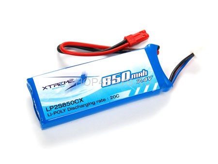 Аккумулятор Xtreme 7.4v (2S) 850mAh 20C - LP2S850CX