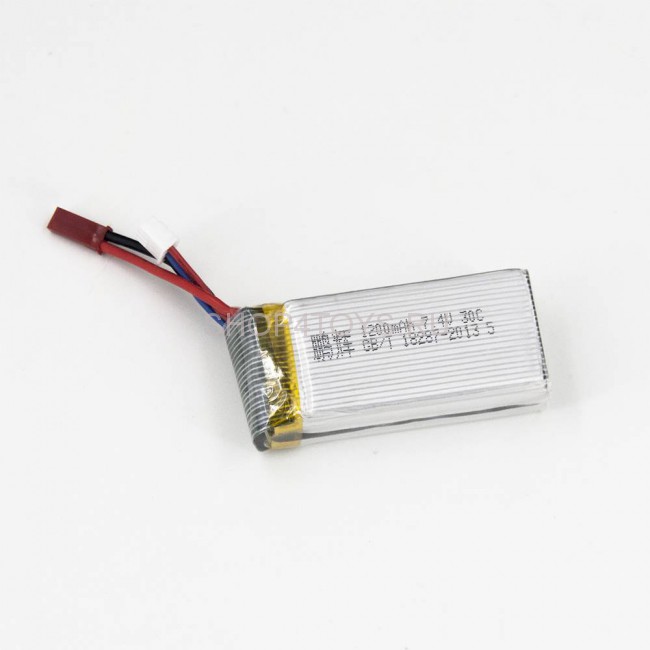 Аккумулятор 7.4V 1200 mAh Li-po для квадрокоптера MJX X102H - MJX-X10116 Аккумулятор 7.4V 1200 mAh Li-po для квадрокоптера MJX X102H - MJX-X10116