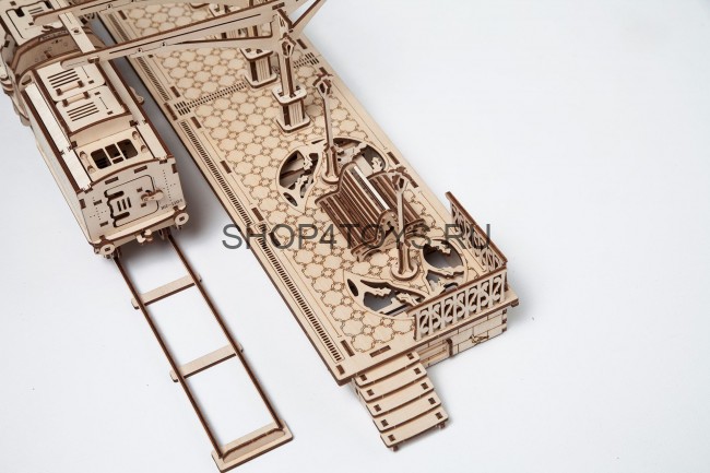 Деревянный 3D конструктор Ugears "Перрон" - 70013 Деревянный 3D конструктор Ugears "Перрон" - 70013
