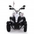 Детский электроквадроцикл Dongma ATV White 12V с кожаным сиденьем - DMD-268A-LUX-W