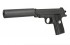 Пистолет металлический Colt Commander (пневматика, 27,5 см) - G.2A Пистолет металлический Colt Commander (пневматика, 27,5 см) - G.2A
