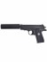 Пистолет металлический Colt Commander (пневматика, 27,5 см) - G.2A Пистолет металлический Colt Commander (пневматика, 27,5 см) - G.2A