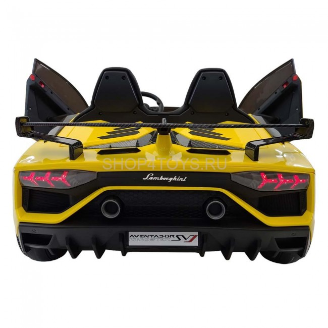 Детский электромобиль Lamborghini Aventador SVJ Yellow Carbon (дрифт, 15 км/ч, 24V) - SX2028S-YELLOW Детский электромобиль Lamborghini Aventador SVJ Yellow Carbon (дрифт, 15 км/ч, 24V) - SX2028S-YELLOW