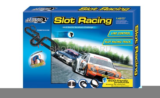 Гоночный автотрек JJ Slot Ралли (длина трека 913 см, от сети, 1:43) - JJ51-2 Гоночный автотрек JJ Slot Ралли (длина трека 913 см, от сети, 1:43) - JJ51-2