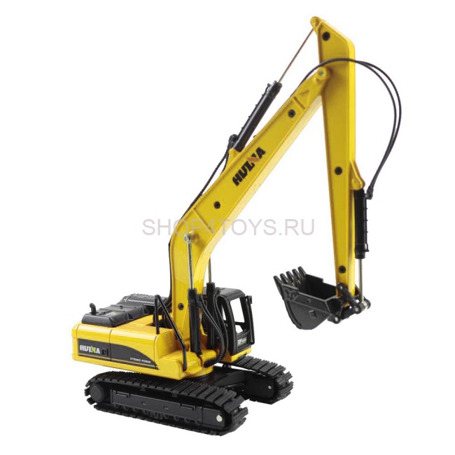 Металлический гусеничный экскаватор HuiNa Toys 1:50 - HN1722-YELLOW Металлический гусеничный экскаватор HuiNa Toys 1:50 - HN1722-YELLOW