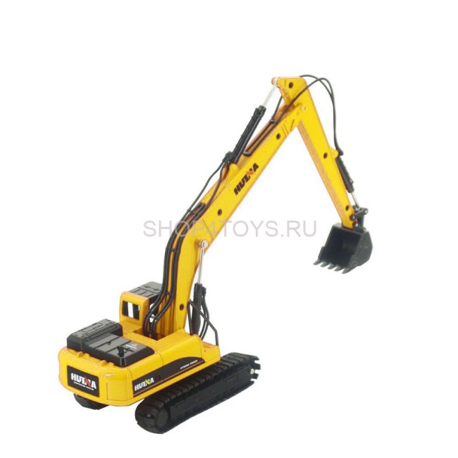 Металлический гусеничный экскаватор HuiNa Toys 1:50 - HN1722-YELLOW Металлический гусеничный экскаватор HuiNa Toys 1:50 - HN1722-YELLOW