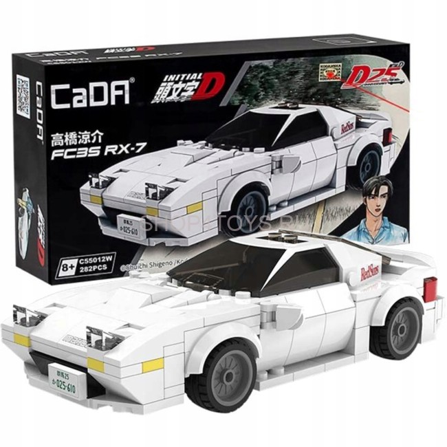 Конструктор CADA автомобиль Mazda FC35 RX-7, 282 элемента - C55012W Конструктор CADA автомобиль Mazda FC35 RX-7, 282 элемента - C55012W