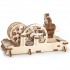 Деревянный 3D конструктор Ugears "Пневматический  двигатель" - 70009 Деревянный 3D конструктор Ugears "Пневматический  двигатель" - 70009