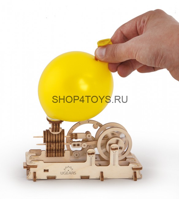 Деревянный 3D конструктор Ugears "Пневматический  двигатель" - 70009 Деревянный 3D конструктор Ugears "Пневматический  двигатель" - 70009