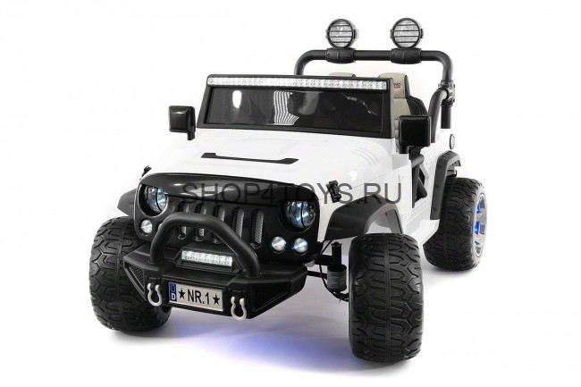 Электромобиль Jeep Wrangler White 2WD - SX1718-S Электромобиль Jeep Wrangler White 2WD - SX1718-S