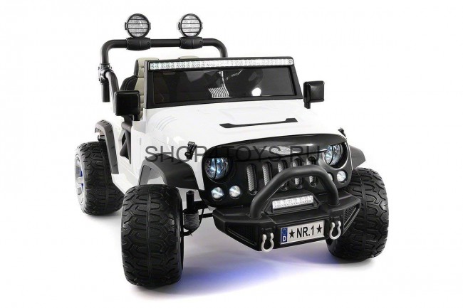 Электромобиль Jeep Wrangler White 2WD - SX1718-S Электромобиль Jeep Wrangler White 2WD - SX1718-S