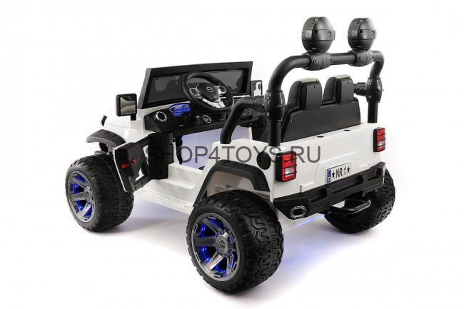 Электромобиль Jeep Wrangler White 2WD - SX1718-S Электромобиль Jeep Wrangler White 2WD - SX1718-S